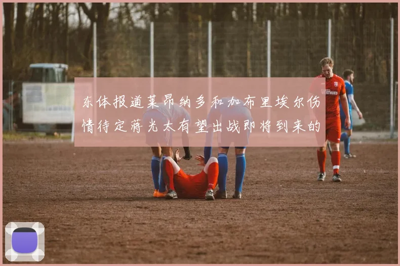 东体报道莱昂纳多和加布里埃尔伤情待定蒋光太有望出战即将到来的比赛